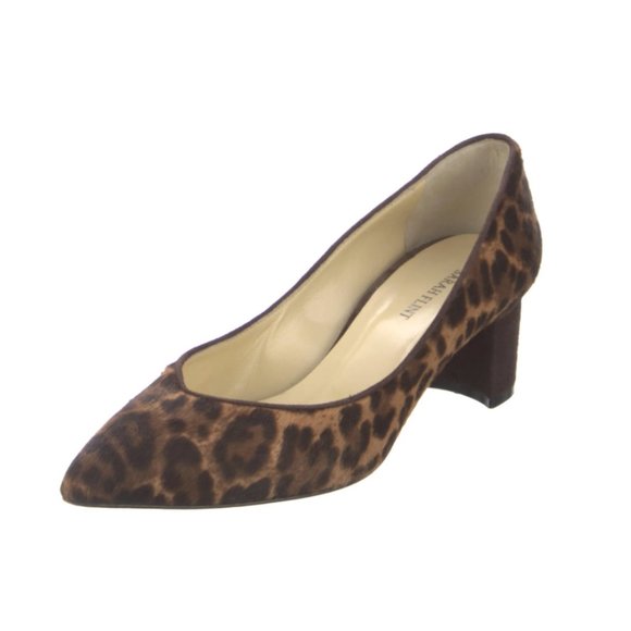 Sarah Flint Perfect Emma Leopard Pump Like New 39 - Picture 3 of 5